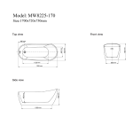 Thông số Kỹ thuật của Bồn tắm Mowoen MW8225-170