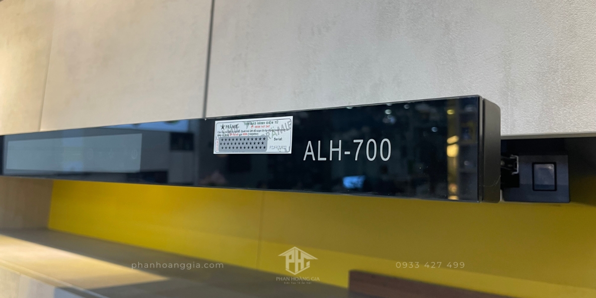 Chi tiết máy hút mùi âm tủ ALH-700