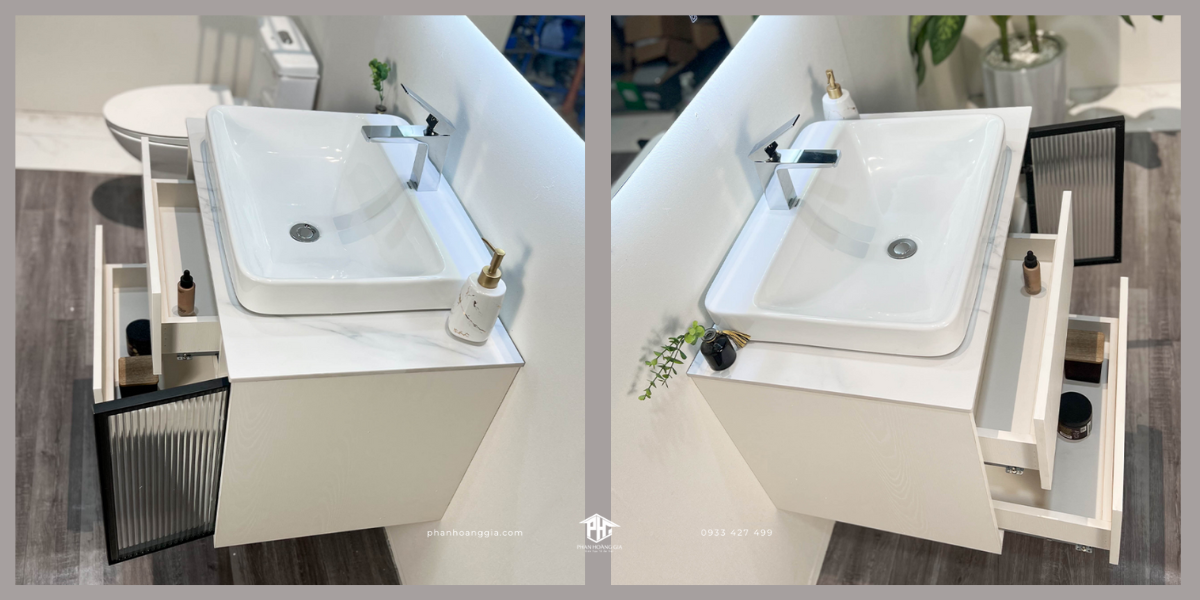 Tủ Lavabo Mowen MW6652W-80