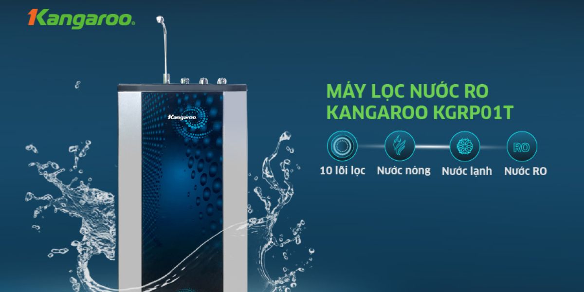 Máy lọc nước Kangaroo  nhiều mẫu mã cho khách hàng lựa chọn