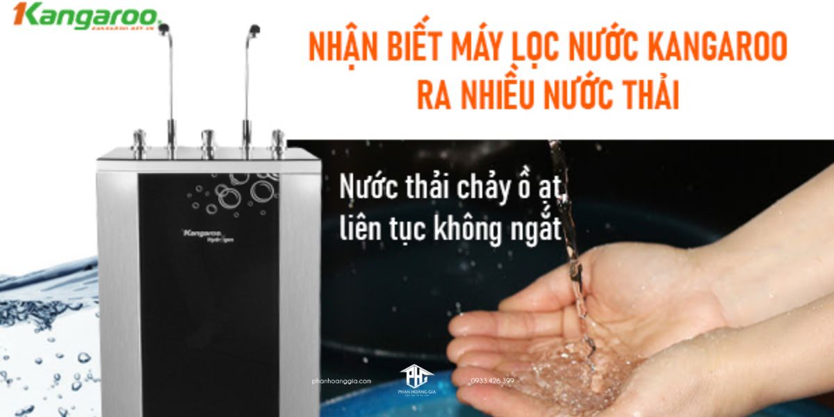 Lỗi nước thải chảy ra quá nhiều