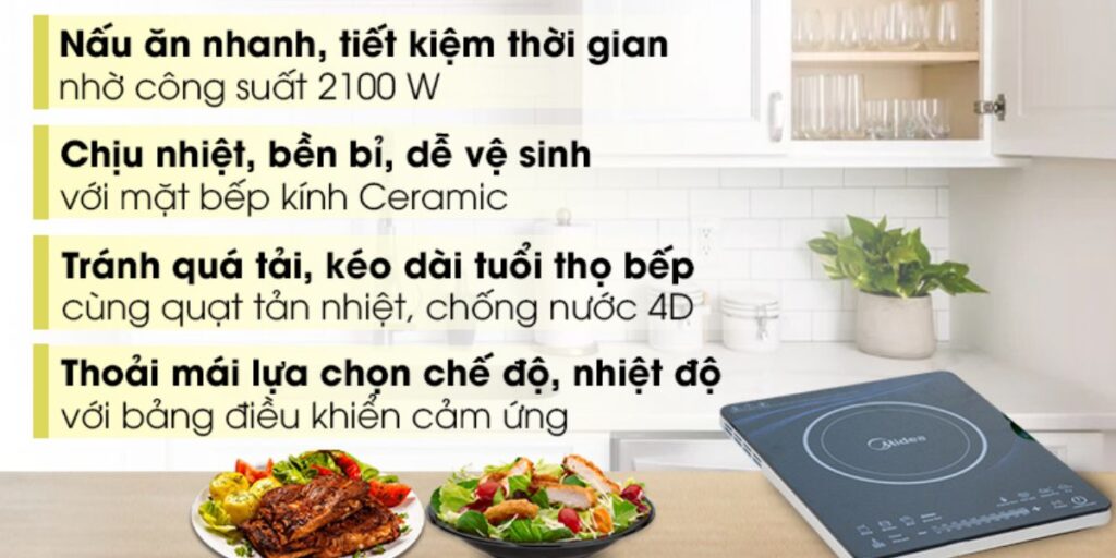 Bếp từ Midea