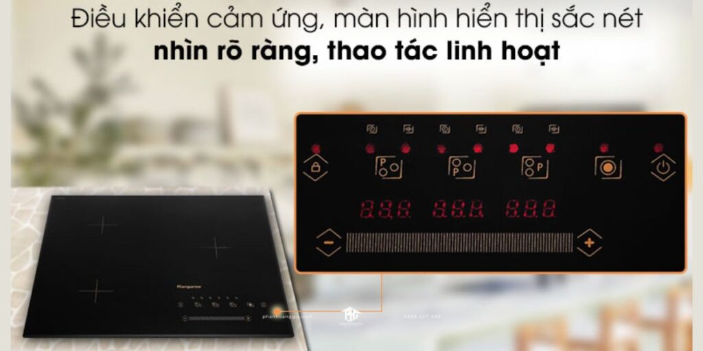 Bảng điều khiển cảm ứng thông minh, nhanh nhạy