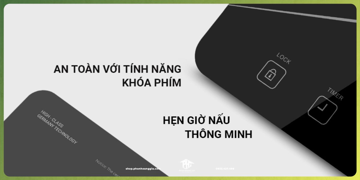 Tính năng an toàn của bếp hồng ngoại đơn