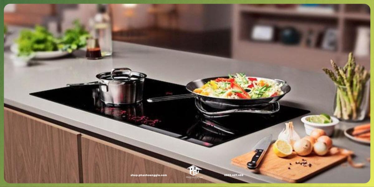 Bếp từ Đức thiết kế hiện đại, kiểu dáng sang trọng, được khách hàng ưa thích