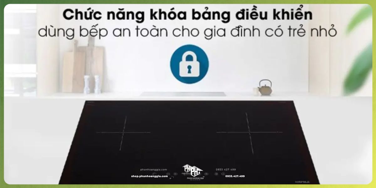 Tính năng an toàn của bếp từ Electrolux