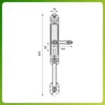 Khóa đại sảnh Kassler KL- 979GR