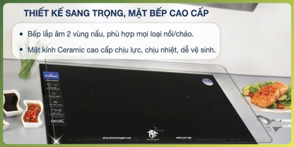 Bếp hồng ngoại sở hữu nhiều ưu điểm nổi bật
