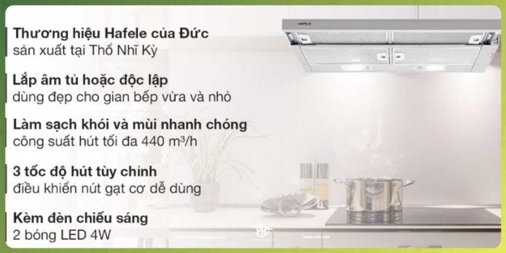 Máy hút mùi âm tủ Hafele HH-S70A (533.89.031)