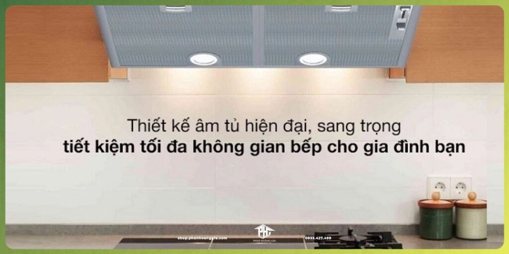 Máy hút mùi Bosch sở hữu thiết kế hiện đại