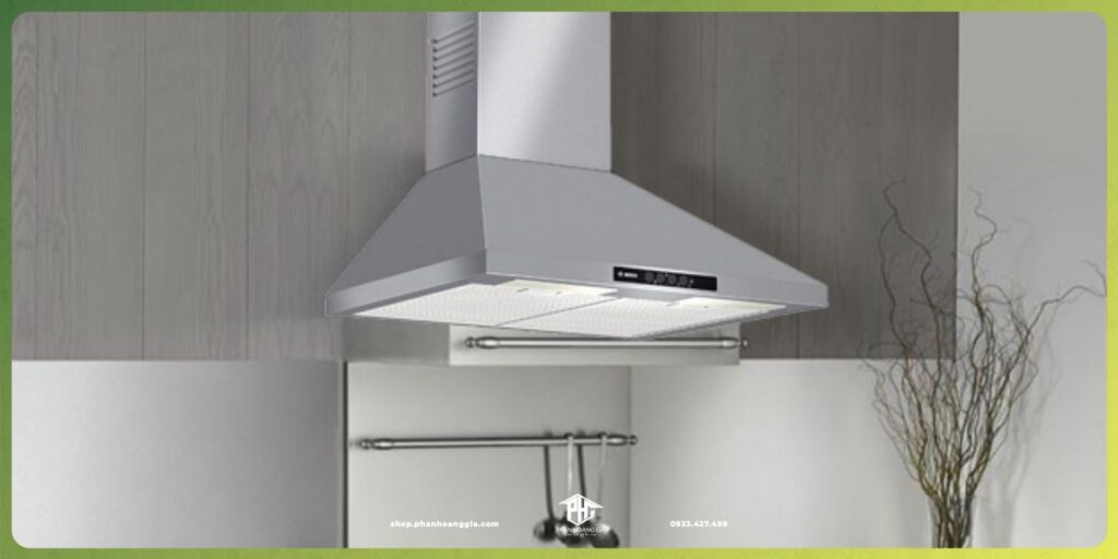 Tích hợp đèn led chiếu sáng cho khu vực nấu