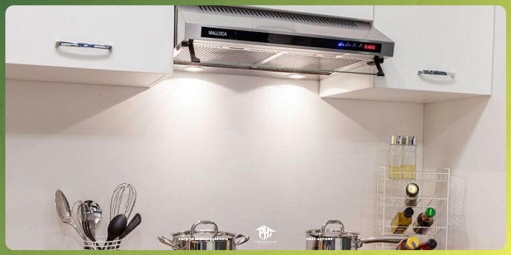 Hệ thống đèn chiếu sáng thông minh cho khu vực bếp nấu