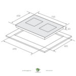 Kích thước bếp từ EU-T658MAX
