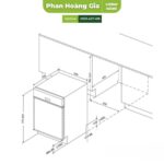 Máy rửa chén bát Eurosun SMK82EU87G