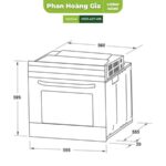 Lò nướng Hafele HO-2K65A