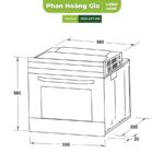 Lò nướng Hafele HO-4KT70A